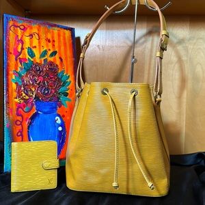 Louis Vuitton Epi Bag & Wallet Set